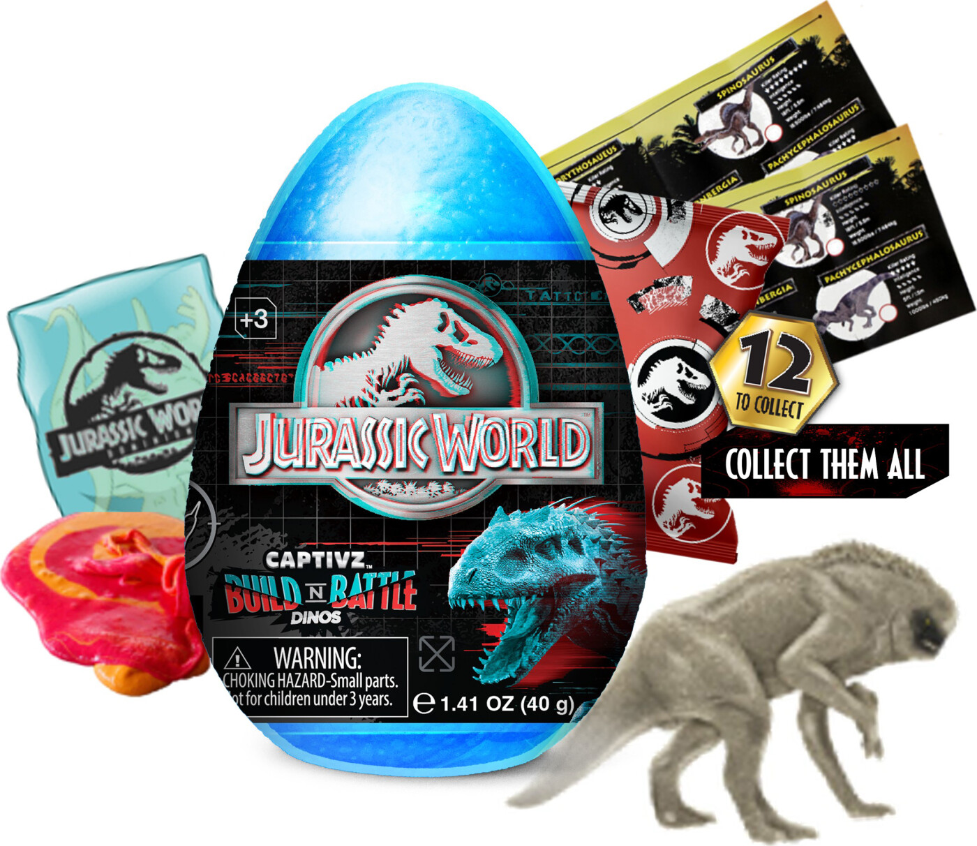 Jurassic World - Slime Egg Science Gone Wrong Asst.
