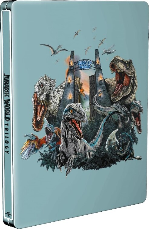Jurassic World Trilogy -  Steelbook - 4K Blu-Ray