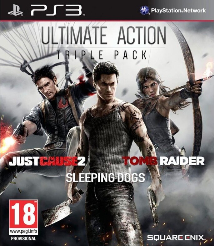Just Cause 2, Sleeping Dogs & Tomb Raider Bundle - PS3