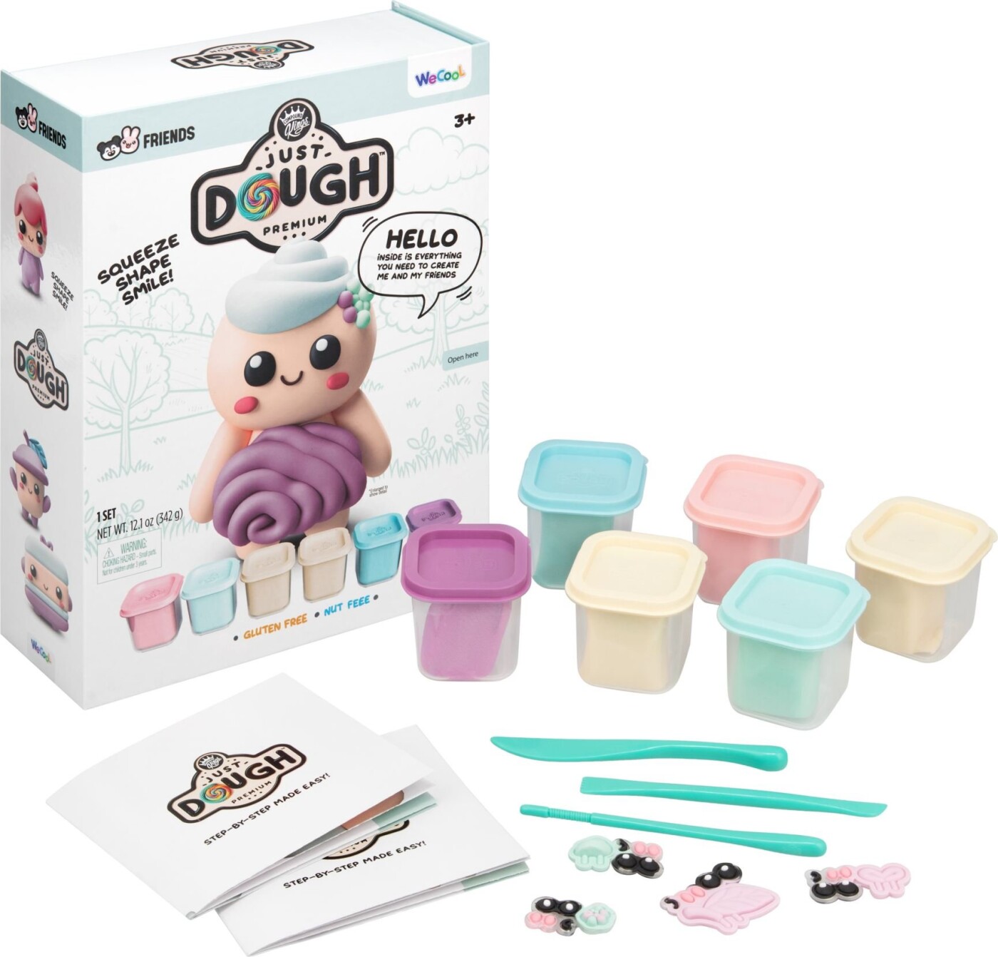 Just Dough - Krøllekarakter Modellervoks