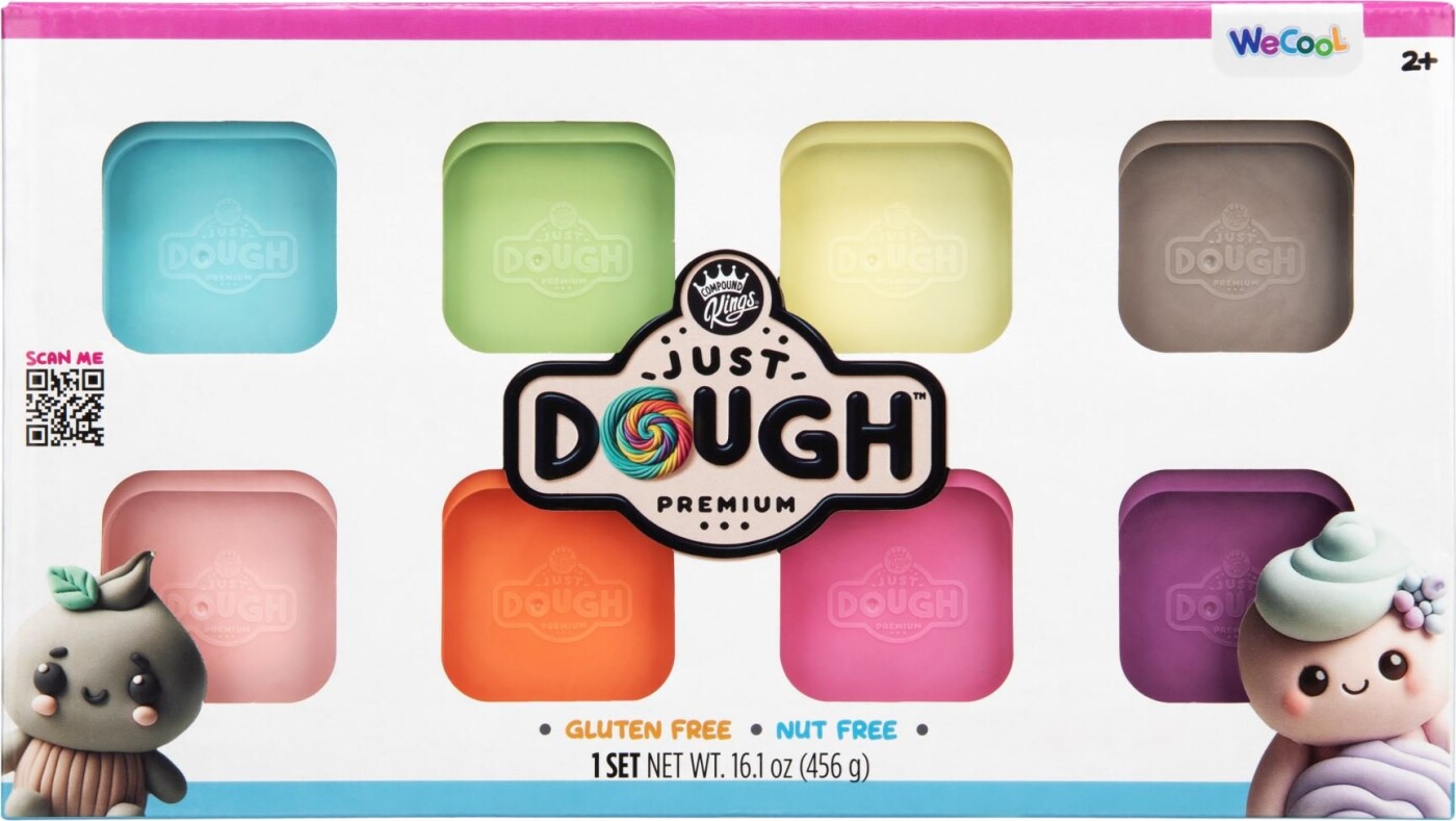 Just Dough, Modellervoks, 8 stk, 568 g, pastelfarver