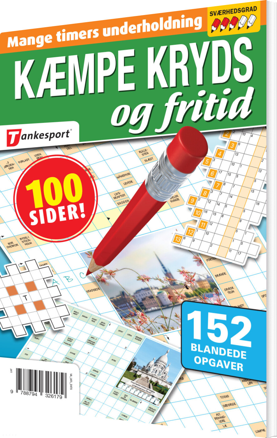 Kæmpe Kryds & Fritid - Tankesport - Bog