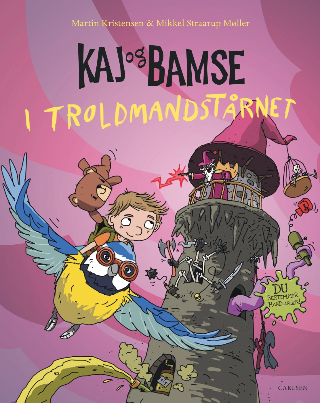 Kaj Og Bamse I Troldmandstårnet - Martin Kristensen - Bog - Carlsen