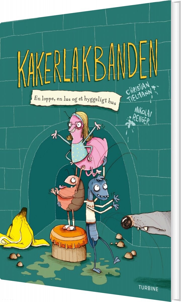 Billede af Kakerlakbanden 1 - En Loppe, En Lus Og Et Hyggeligt Hus - Christian Tielmann - Bog