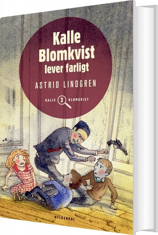Billede af Kalle Blomkvist Lever Farligt - Astrid Lindgren - Bog