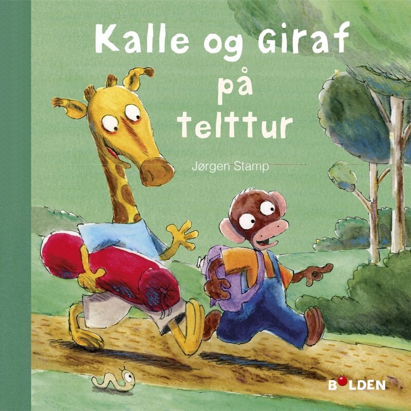 Billede af Kalle Og Giraf På Telttur - Jørgen Stamp - Bog hos Gucca.dk