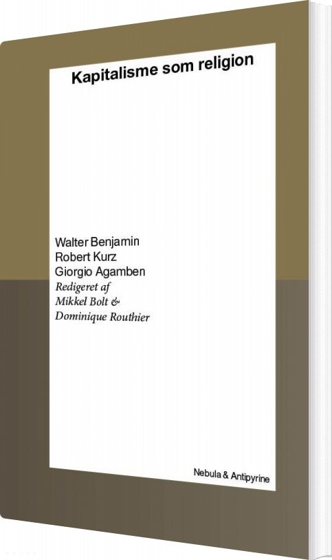 Billede af Kapitalisme Som Religion - Walter Benjamin - Bog