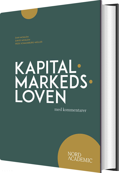 Billede af Kapitalmarkedsloven Med Kommentarer - Peer Schaumburg-müller - Bog