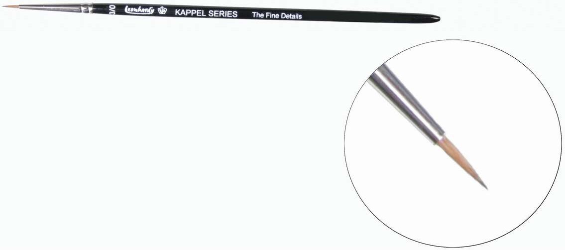 Pensel - Kappel Fine Details - Str. 3/0 - Leonhardy