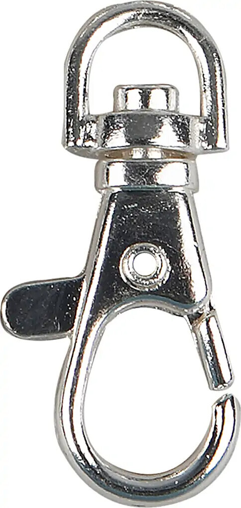 Karabinhage - H 37 Mm - B 14 Mm - Forsølvet - 2 Stk. billede