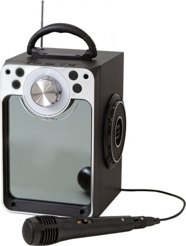 Karaoke Anlæg Med Mikrofon Og Bluetooth