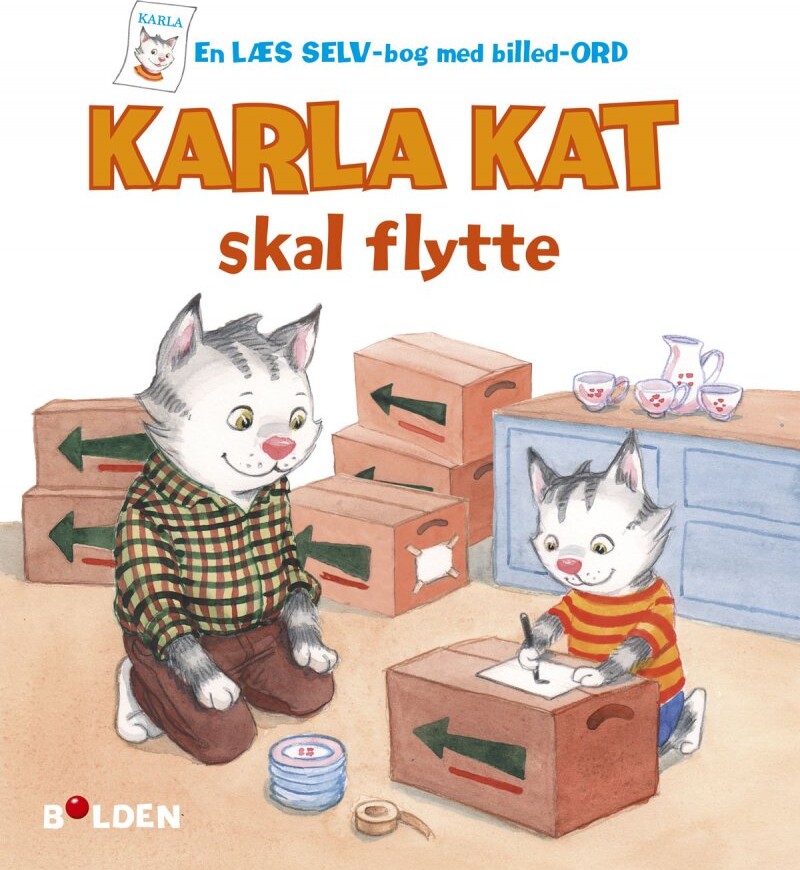 Karla Kat Skal Flytte - Maiken ísberg - Bog