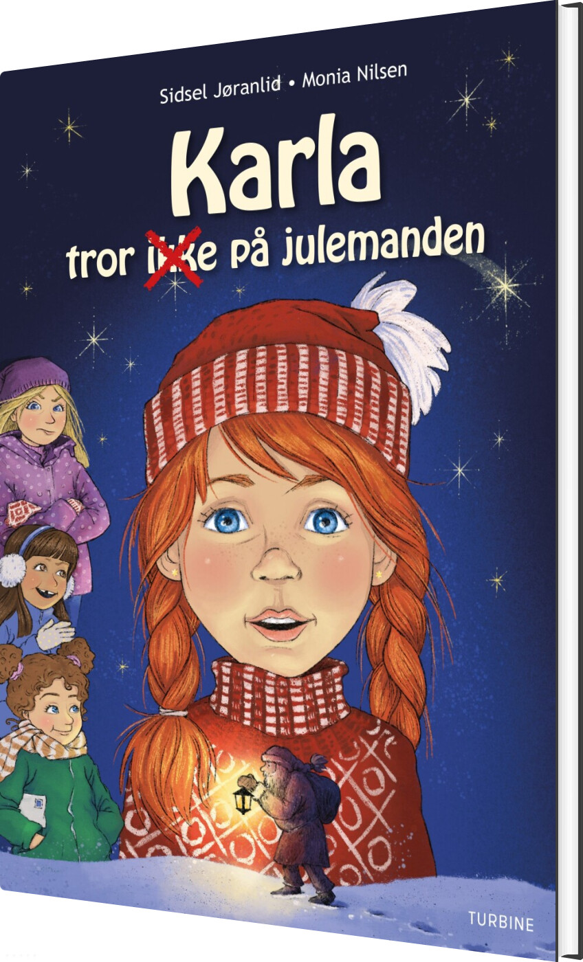 Forside til Karla Tror Ikke På Julemanden - Sidsel Jøranlid - Bog
