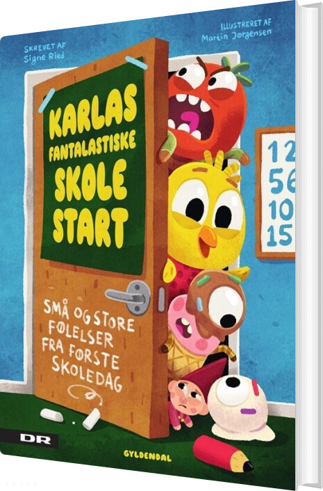 Karlas Fantalastiske Skolestart - Små Og Store Følelser Fra Første Skoledag - Signe Ried - Bog