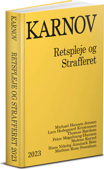 Karnovs Retspleje Og Strafferet 2023 - Lars Hedegaard Kristensen - Bog