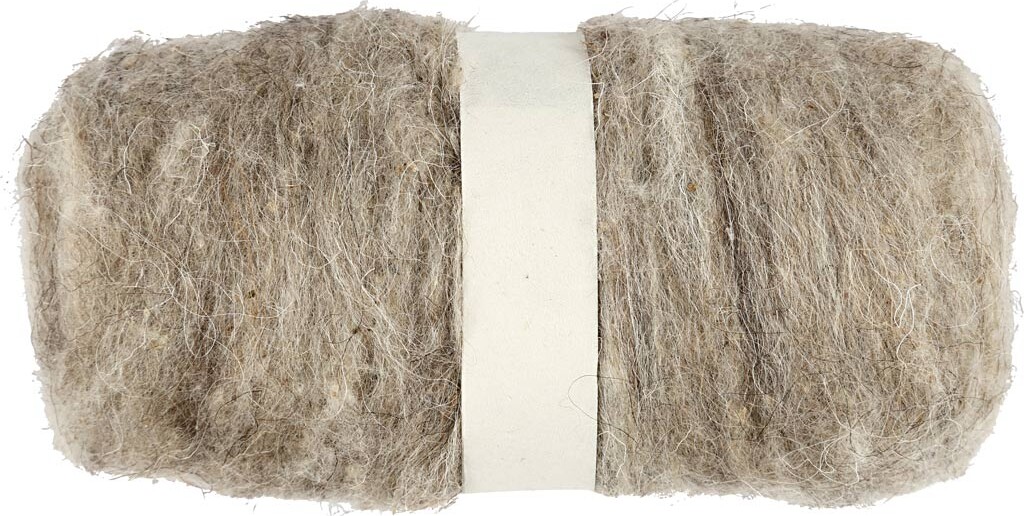 Kartet Uld - Natur - 100 G/ 1 Bundt