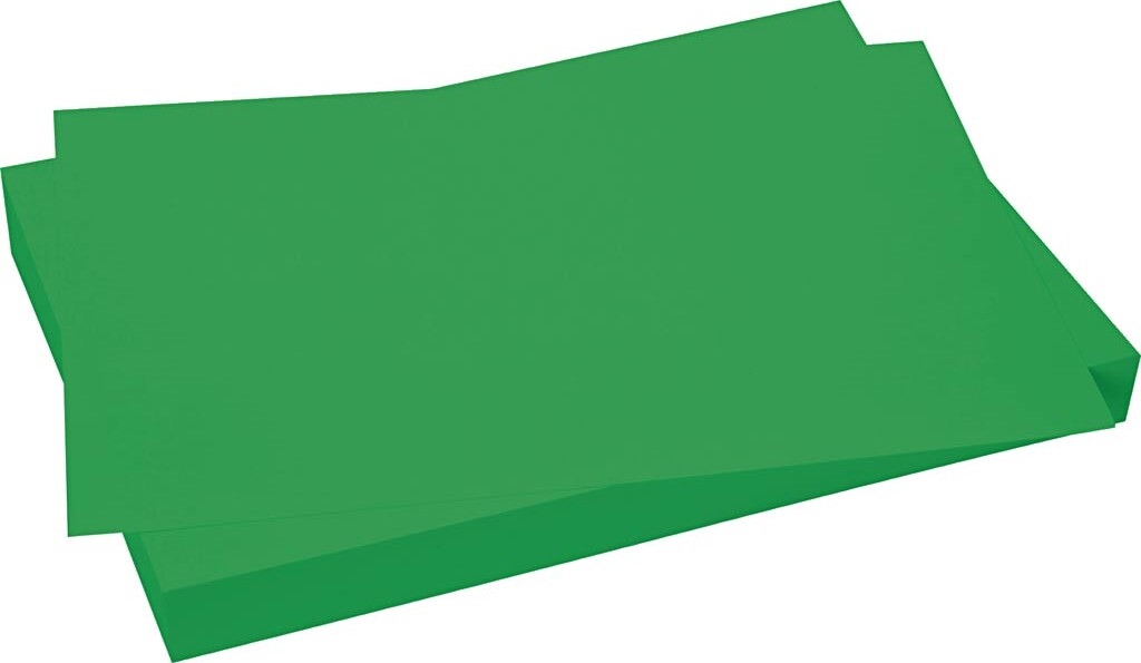 Karton - A3 - 180 G - Græsgrøn - 25 Ark