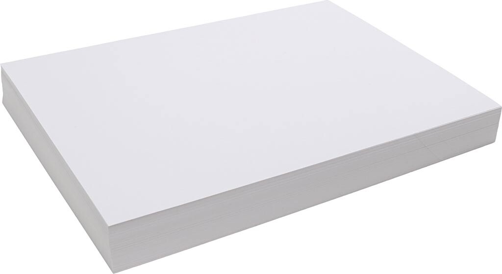 Karton - A3 - 180 G - Hvid - 25 Ark
