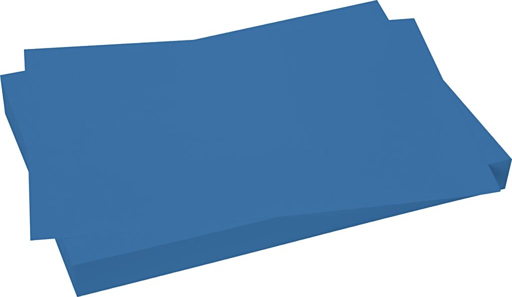 Karton - A3 - 180 G - Mørk Blå - 25 Ark