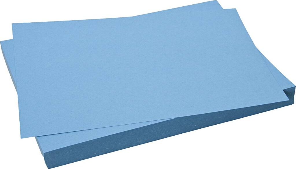 Karton - A4 - 270 G - Lyseblå - 10 Ark