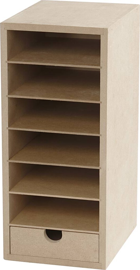 Kartonreol - H 31,5 Cm - D 18 Cm - B 14 Cm - A6 - 1 Stk.