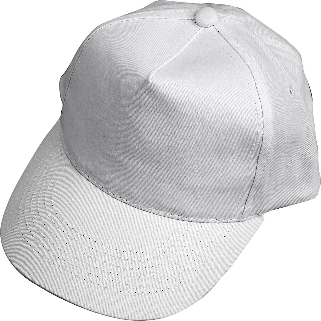 Kasket - Str. 49,5-56 Cm - Hvid - 1 Stk.