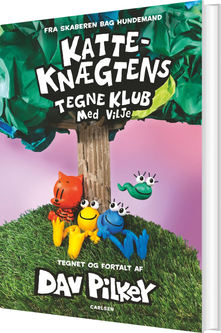 Katte-knægtens Tegneklub 3 - Med Vilje - Dav Pilkey - Bog