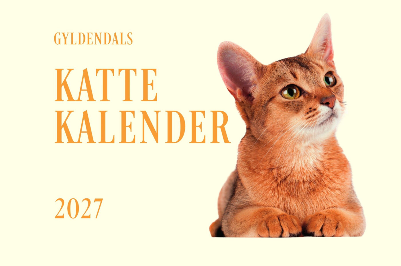 Kattekalender 2027 - Gyldendal