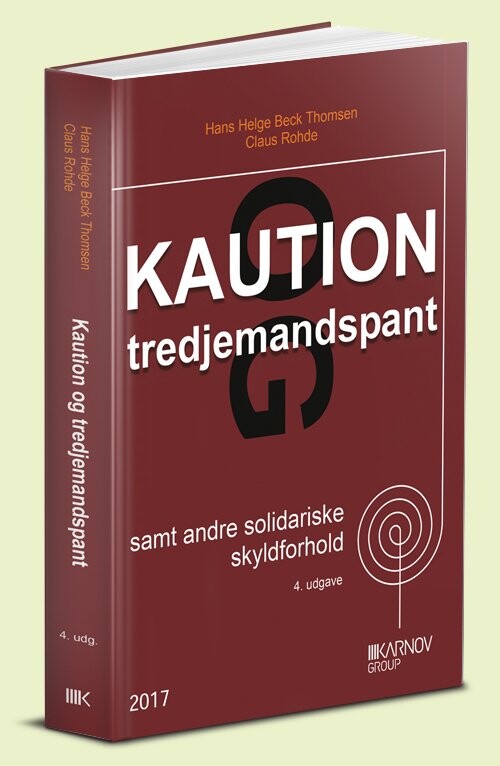 Kaution Og Tredjemandspant - Hans Helge Beck Thomsen - Bog