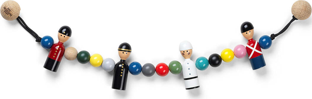 Kay Bojesen Barnevognskæde - Træ - 53 cm - Multifarvet m. Figure
