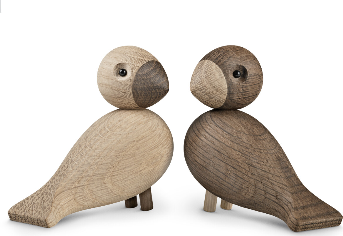 Kay Bojesen - Turtelduer - Egetræ