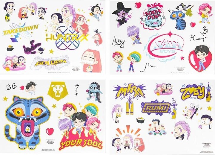 K Pop Demon Hunters Gadget Decals - Paladone