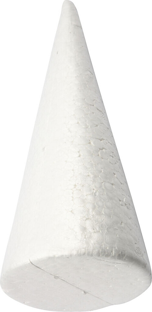Kegle - H 25 Cm - ø 10 Cm - Hvid - 1 Stk. billede