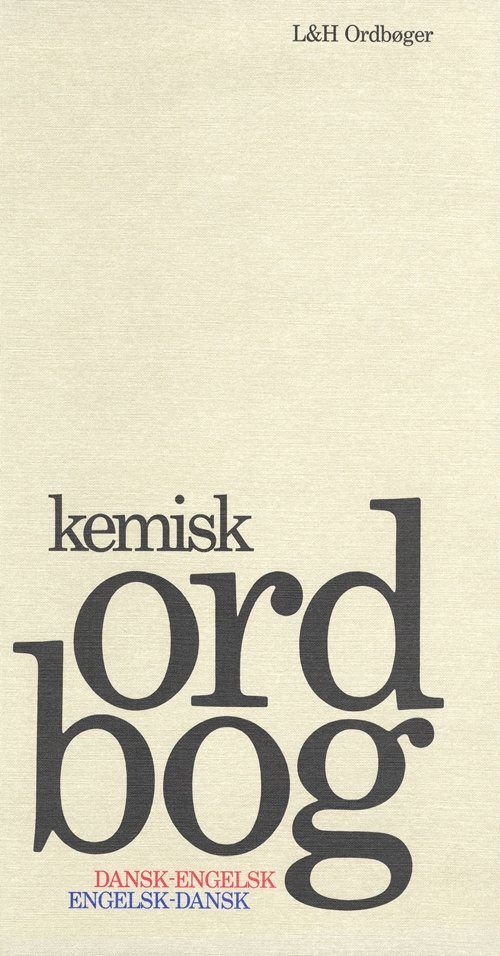  Kemisk Ordbog, Dansk-engelsk/engelsk-dansk - Thomas Arentoft Nielsen - Bog