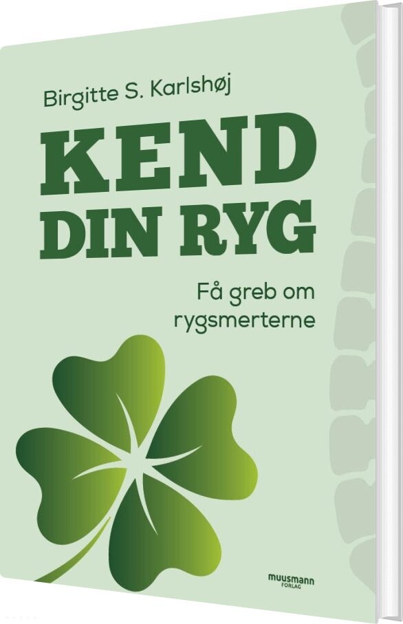 Kend Din Ryg - Birgitte Karlshøj - Bog