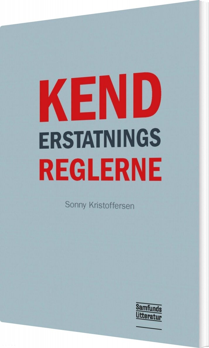 Billede af Kend Erstatningsreglerne - Sonny Kristoffersen - Bog