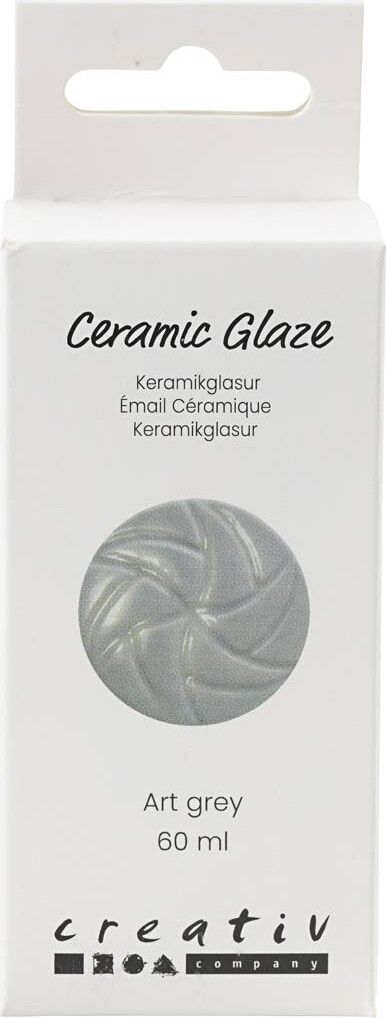 Keramik Glasur - 984-1101 C - Dækkende - Art Grey - 60 Ml