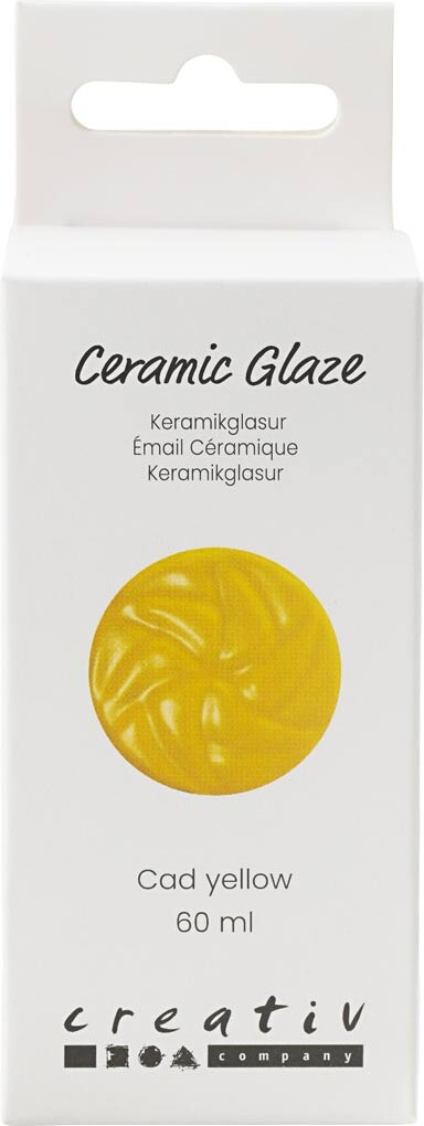 Keramik Glasur - 984-1101 C - Dækkende - Cad Yellow - 60 Ml