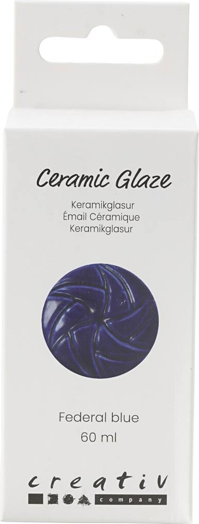 Keramik Glasur - 984-1101 C - Dækkende - Federal Blue - 60 Ml