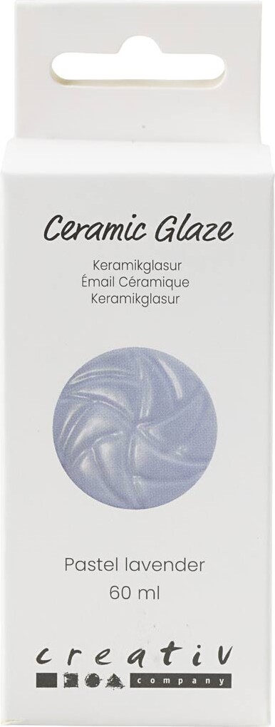 Keramik Glasur - 984-1101 C - Dækkende - Pastel Lavender - 60 Ml