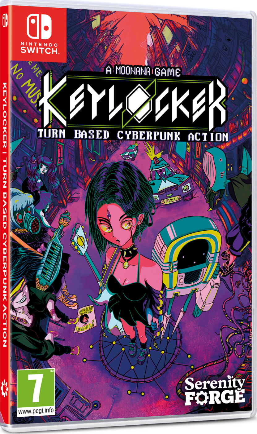 Keylocker - Turn Based Cyberpunk Action - Nintendo Switch