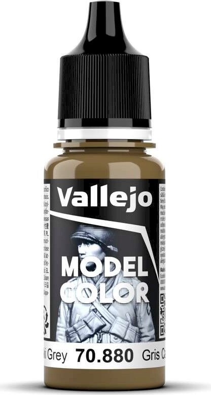 Vallejo - Model Color - Khaki Grey Mat - 17-18 Ml - 70880