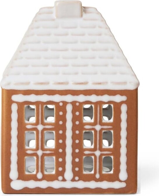 Kähler - Gingerbread Lyshus - Keramik - 8,5x8,5x12 Cm