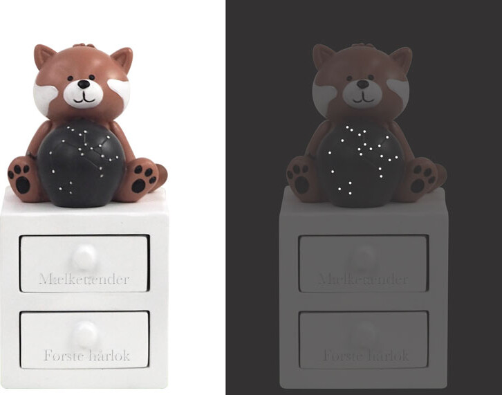 Tandæske og hårlok med stjernetegn fra Kids by Friis - Skytten 24/11 - 21/12