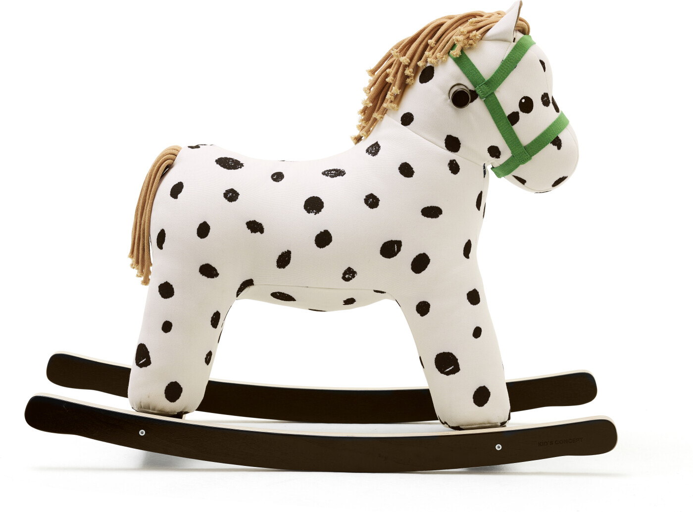 Kids Concept Gyngehest - Pippi - Hvid/Sort