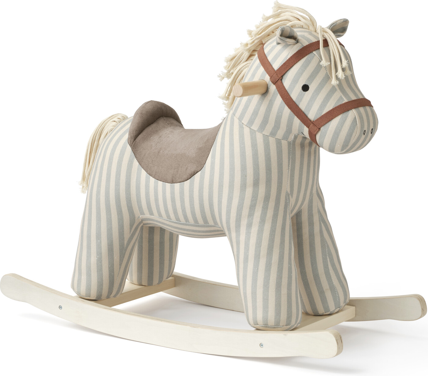 Gyngehest Sam - Blå Med Striber - Aiden - Kids Concept