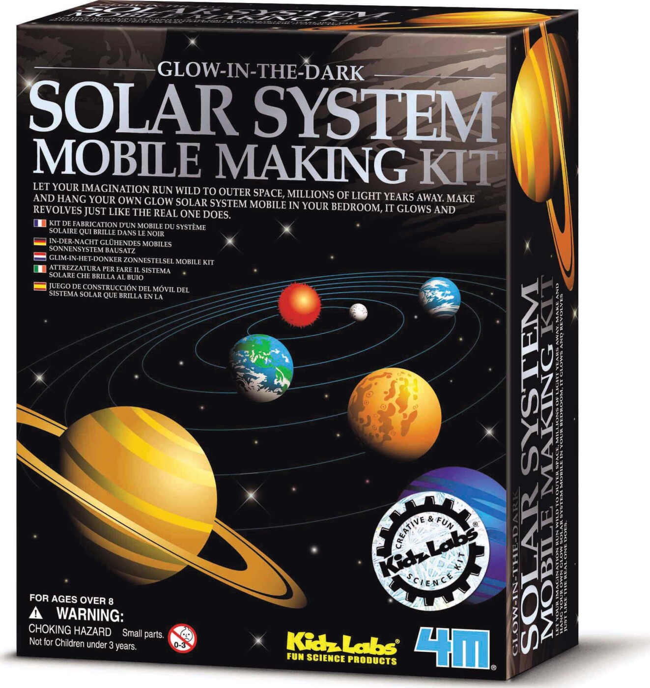 Kidz Labs - Diy Solsystem For Børn - Glow In The Dark
