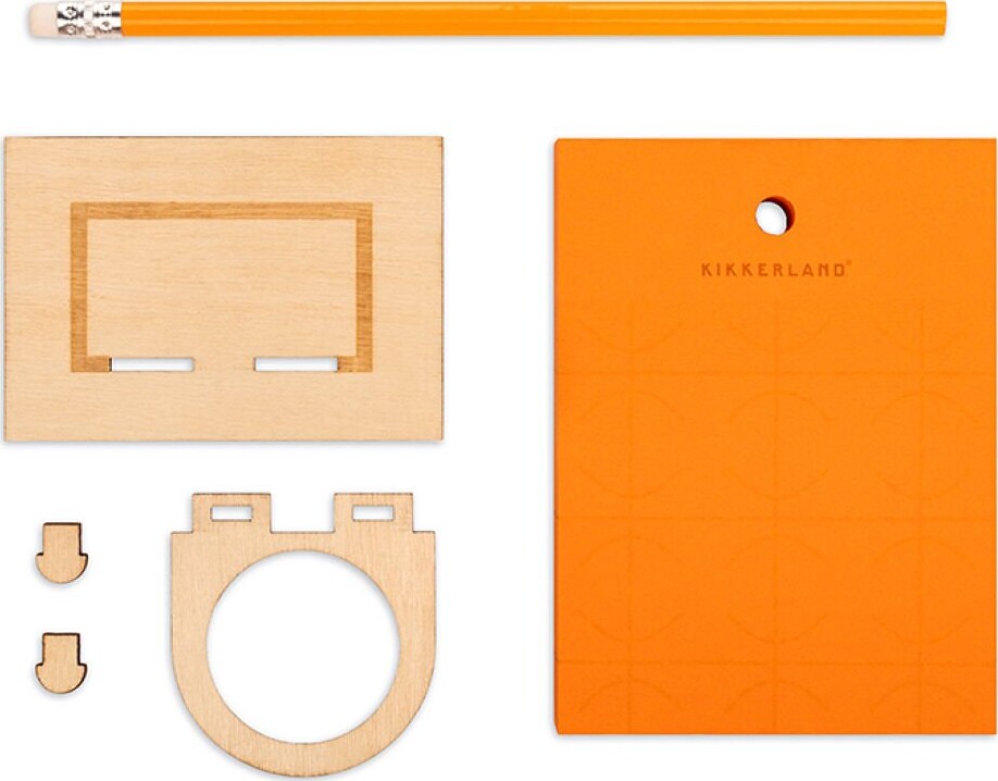 Mini Basketball Kurv Til Skrivebord - 200 Sticky Notes - Kikkerland