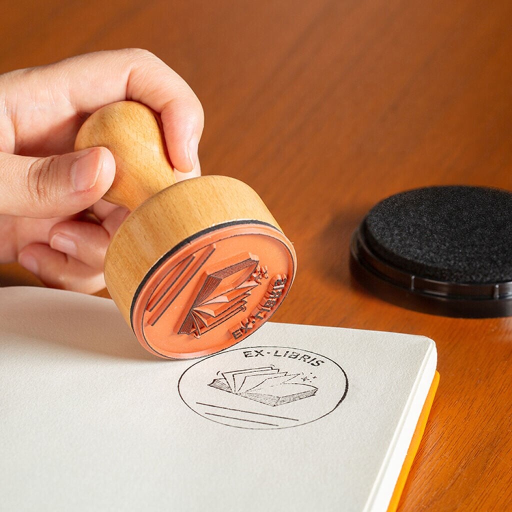 Kikkerland - Ex-libris Bogstempel