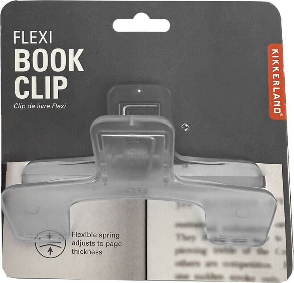 Kikkerland - Flexi Book Clip - Flexibel Sideholder Til Bog